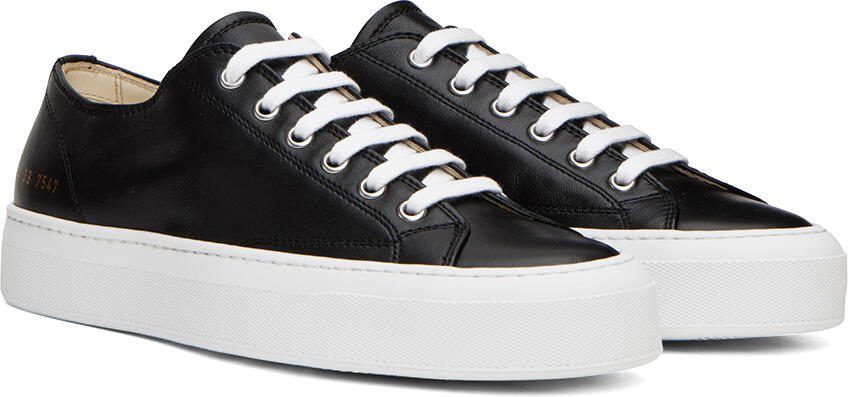 Common Projects Black Tournament Low Sneakers - Picture 2