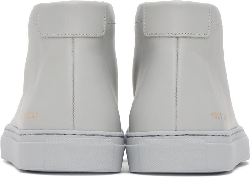 Common Projects Gray Achilles Mid Sneakers