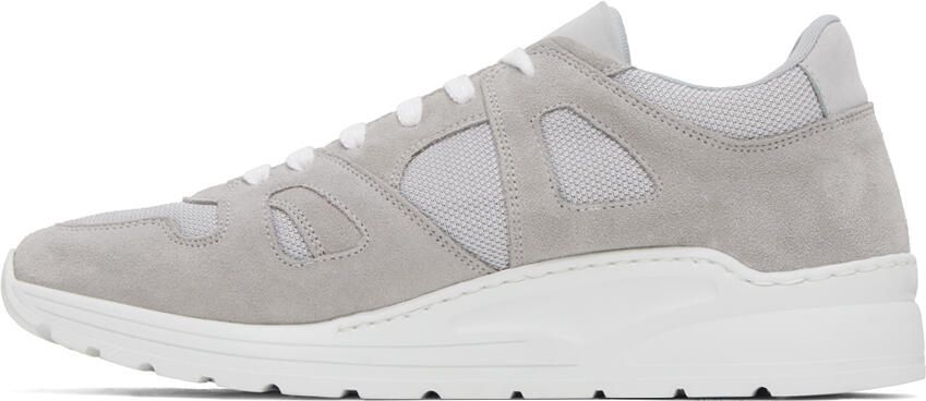 Common Projects Gray  White Track 80 Sneakers - Picture 3