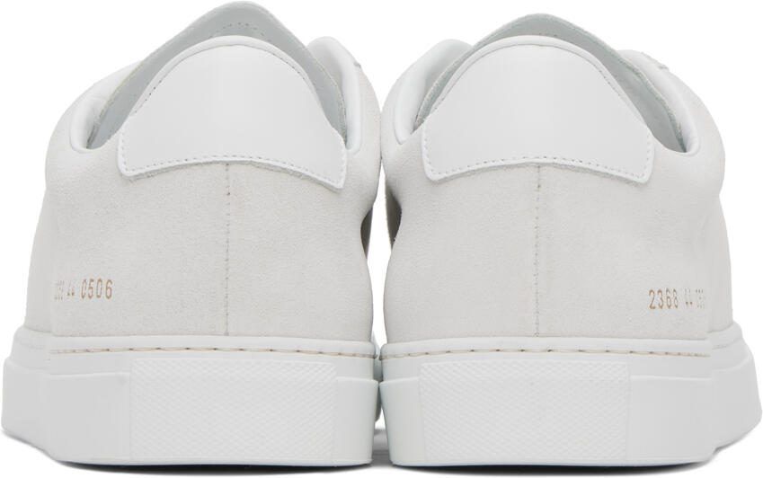 Common Projects Gray Retro Low Sneakers