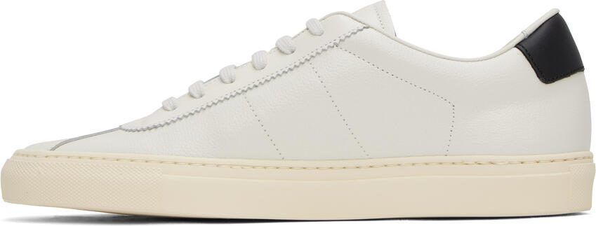 Common Projects White  Black Tennis 77 Sneakers - Picture 3