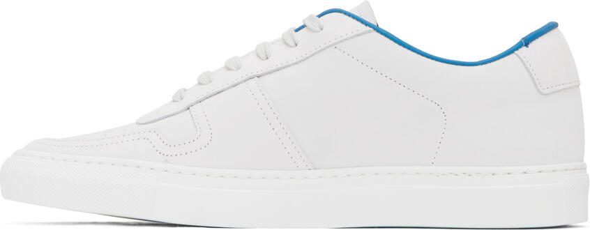 Common Projects White  Blue BBall Summer Sneakers - Picture 3