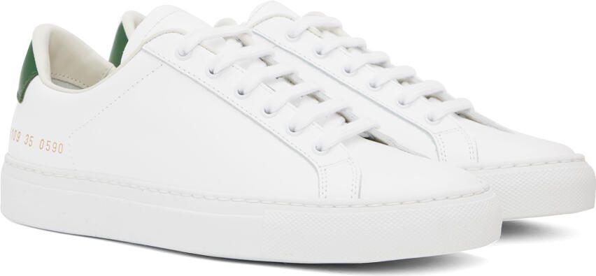 Common Projects White Retro Low Sneakers - Picture 2