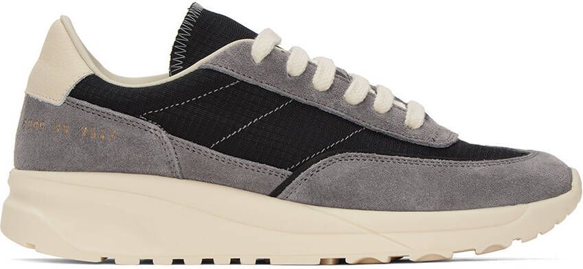 Common Projects Gray  Black Track 80 Sneakers