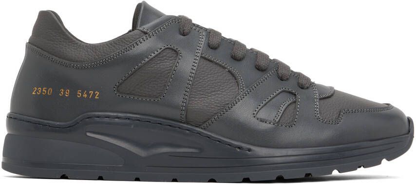 Common Projects Gray Track Technical Sneakers - Picture 5