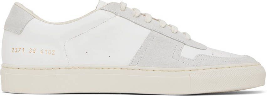 Common Projects White  Gray BBall Summer Sneakers - Picture 5