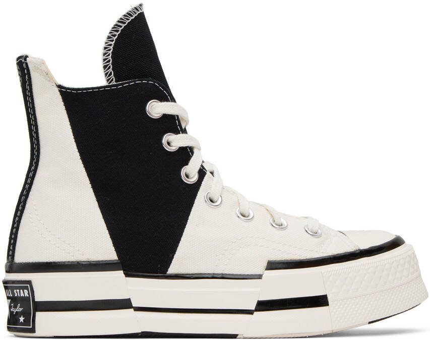 Converse Black  White Chuck 70 Plus Sneakers - Picture 5