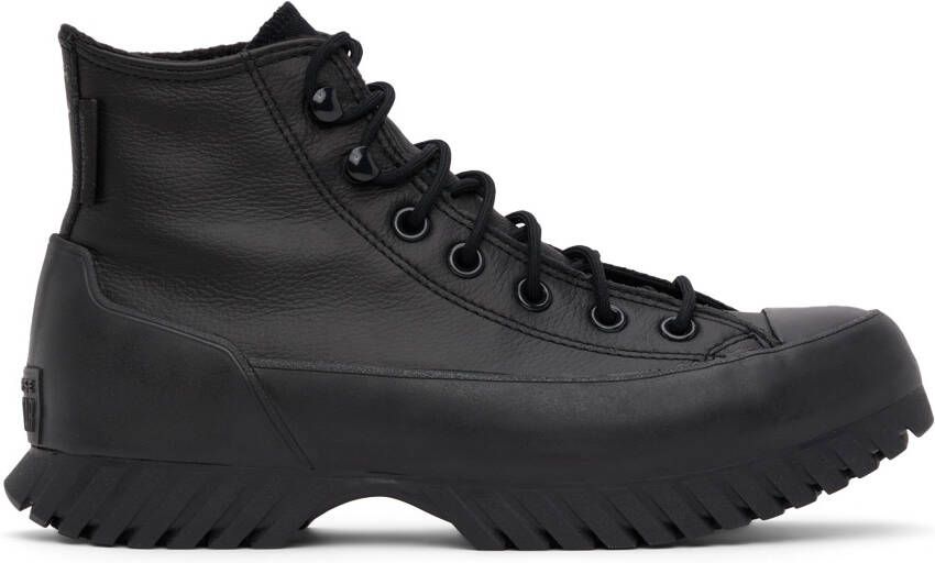 Converse Black Chuck Taylor All Star Lugged High Sneakers - Picture 3