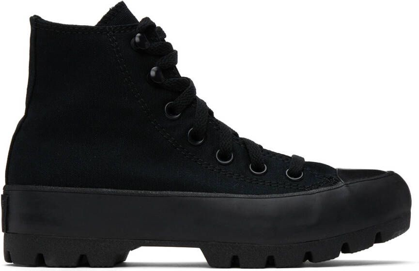 Converse Black Chuck Taylor All Star Lugged High Sneakers - Picture 5