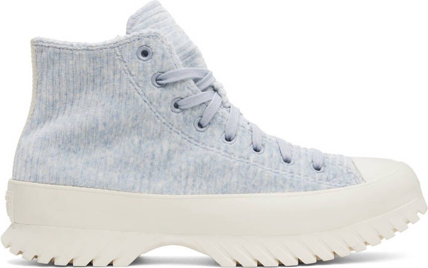 Converse Blue Chuck Taylor All Star Lugged 2.0 High-Top Sneakers - Picture 6