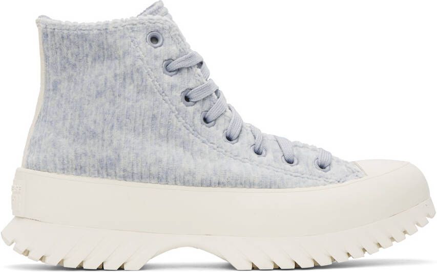 Converse Blue Chuck Taylor All Star Lugged 2.0 High-Top Sneakers - Picture 3