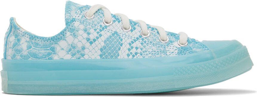 Converse Blue Golf Wang Edition Snake Chuck 70 Sneakers - Picture 5