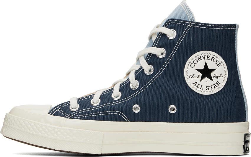 Converse Beige  Navy Chuck 70 Tri-Panel Sneakers - Picture 3