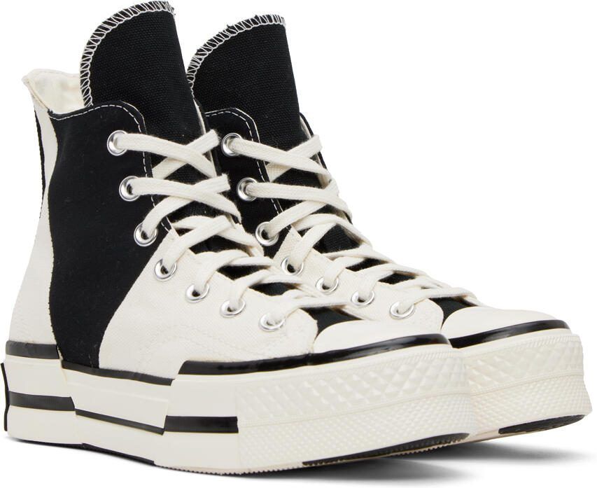 Converse Black  White Chuck 70 Plus Sneakers - Picture 3