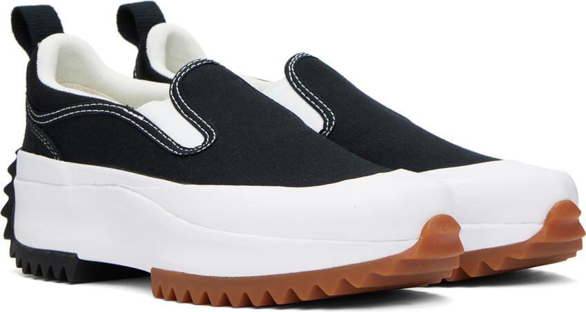 Converse Black  White Run Star Hike Sneakers - Picture 3