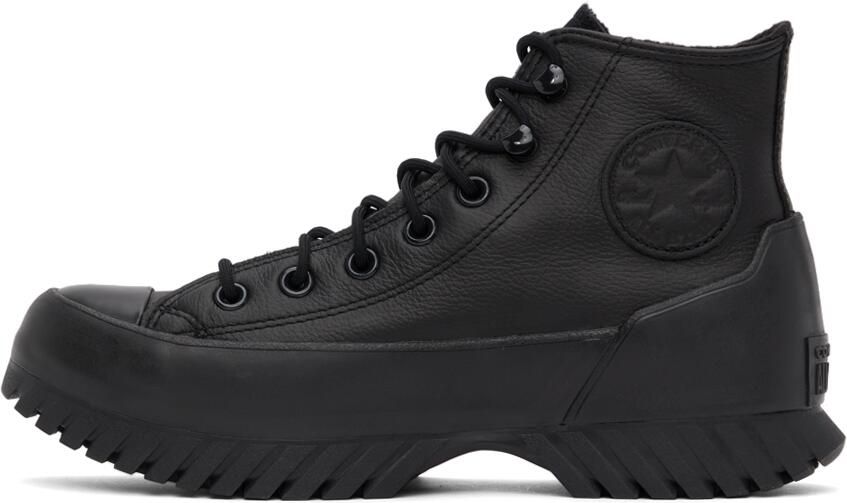 Converse Black Chuck Taylor All Star Lugged High Sneakers - Picture 2