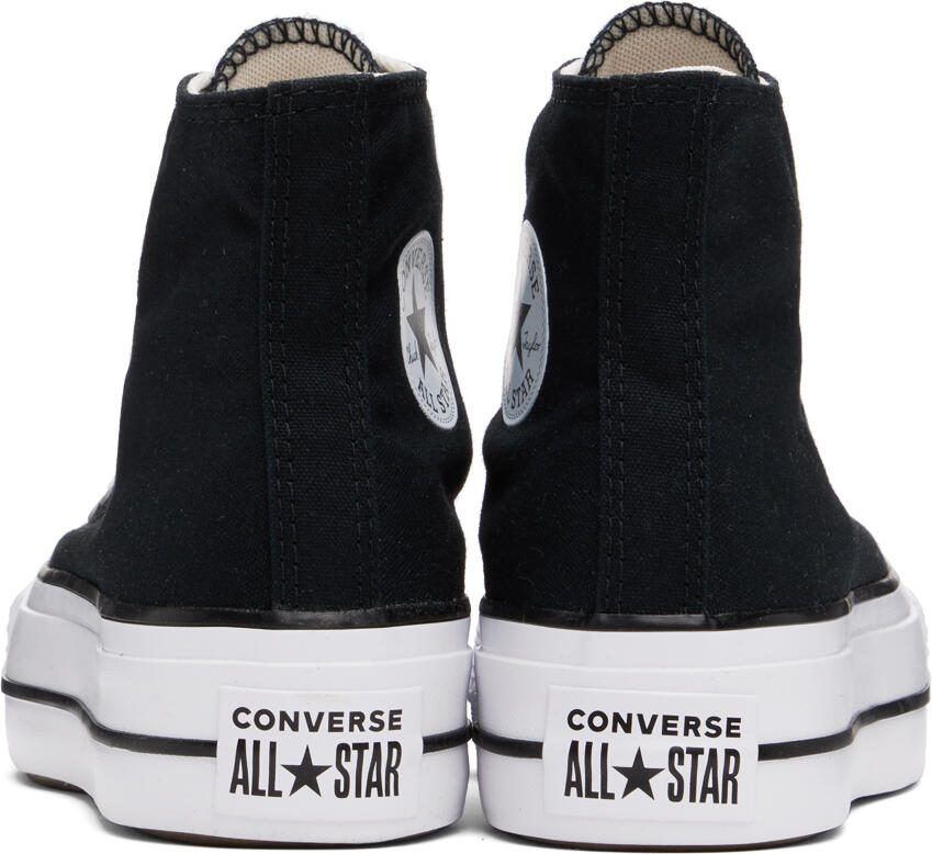 Converse Black  White Chuck Taylor All Star Platform Hi Sneakers