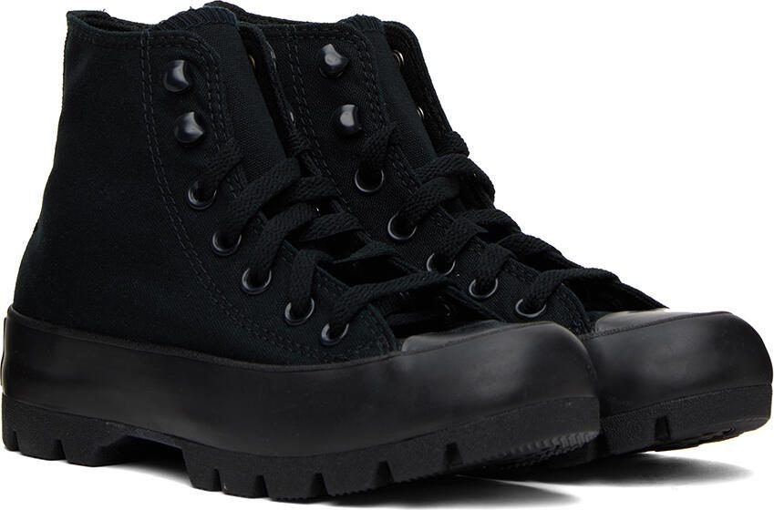 Converse Black Chuck Taylor All Star Lugged High Sneakers - Picture 2