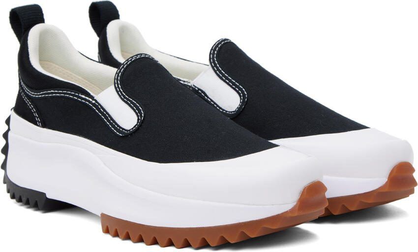 Converse Black  White Run Star Hike Sneakers - Picture 2