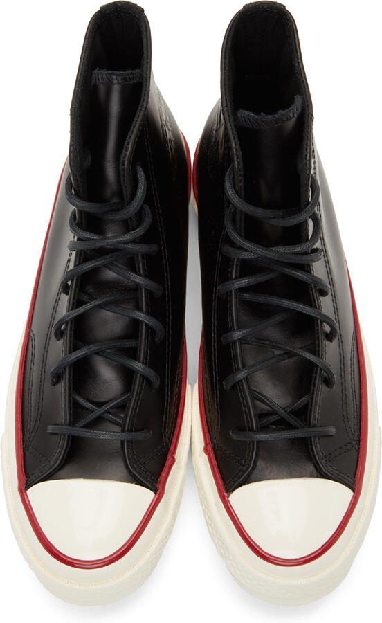 Converse Black Leather Chuck 70 Hi Sneakers