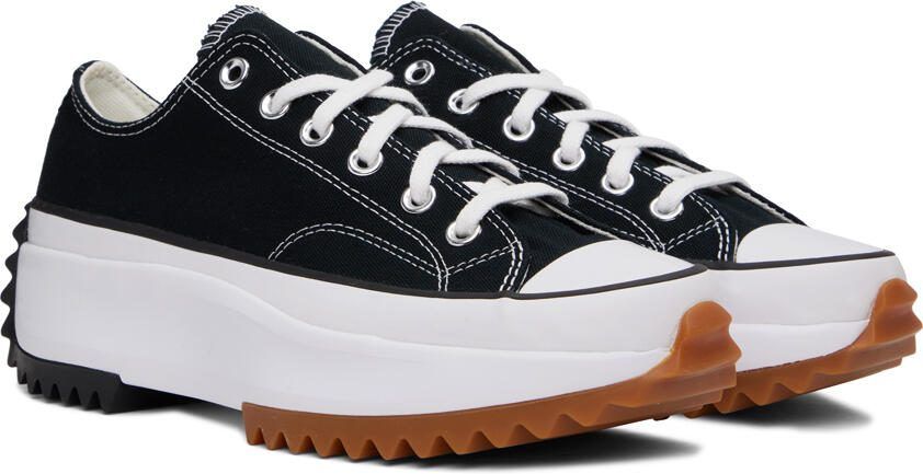 Converse Black Run Star Hike Low Sneakers - Picture 12