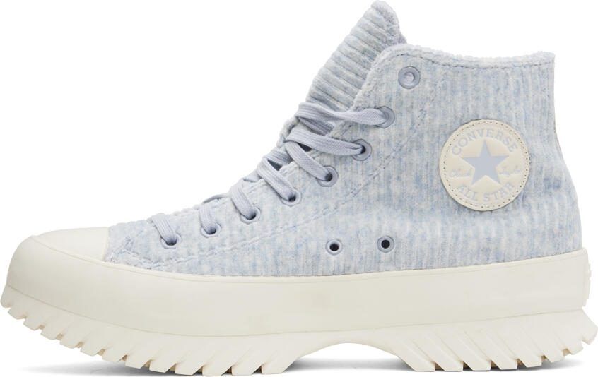 Converse Blue Chuck Taylor All Star Lugged 2.0 High-Top Sneakers - Picture 4