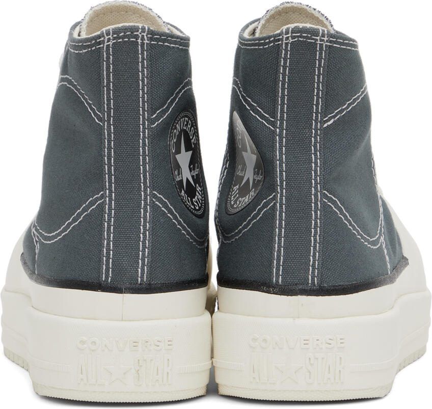 Converse Gray  White Chuck Taylor All Star Construct Sneakers
