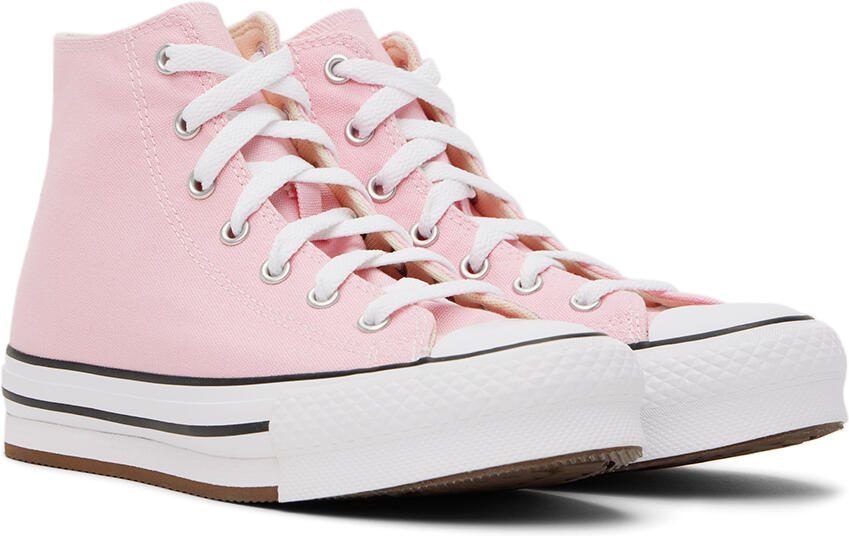 Converse Kids Pink Eva Lift Platform Sneakers - Picture 2