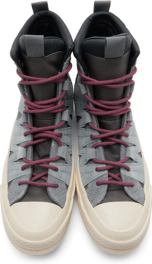 Converse Navy  Purple Chuck 70 Escapism Hi Sneakers - Picture 4