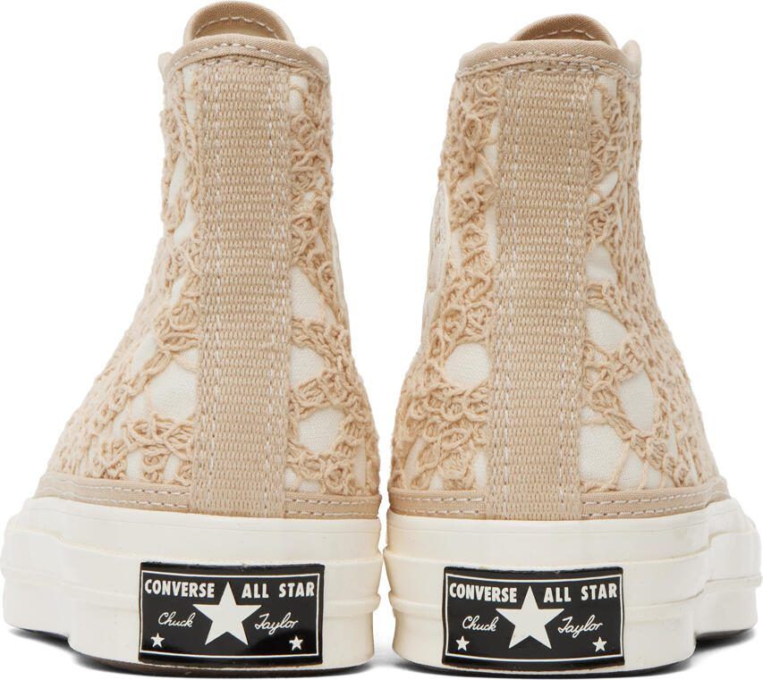 Converse Off-White  Beige Chuck 70 Hi Sneakers
