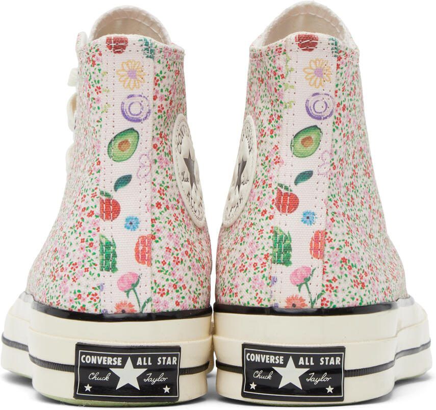 Converse Pink Chuck 70 Fruits  Florals Sneakers
