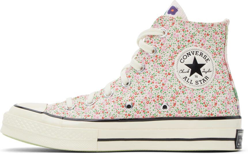 Converse Pink Chuck 70 Fruits  Florals Sneakers - Picture 3