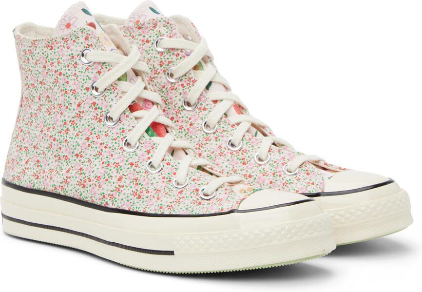 Converse Pink Chuck 70 Fruits  Florals Sneakers - Picture 2
