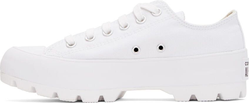 Converse White Chuck Taylor All Star Lugged OX Low Sneakers - Picture 2