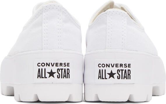 Converse White Chuck Taylor All Star Lugged OX Low Sneakers - Picture 4