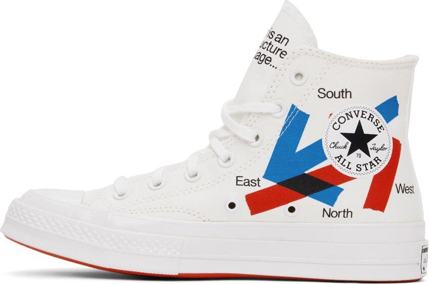 Converse White Patta  Experi tal Jetset Edition Chuck 70 Sneakers - Picture 4