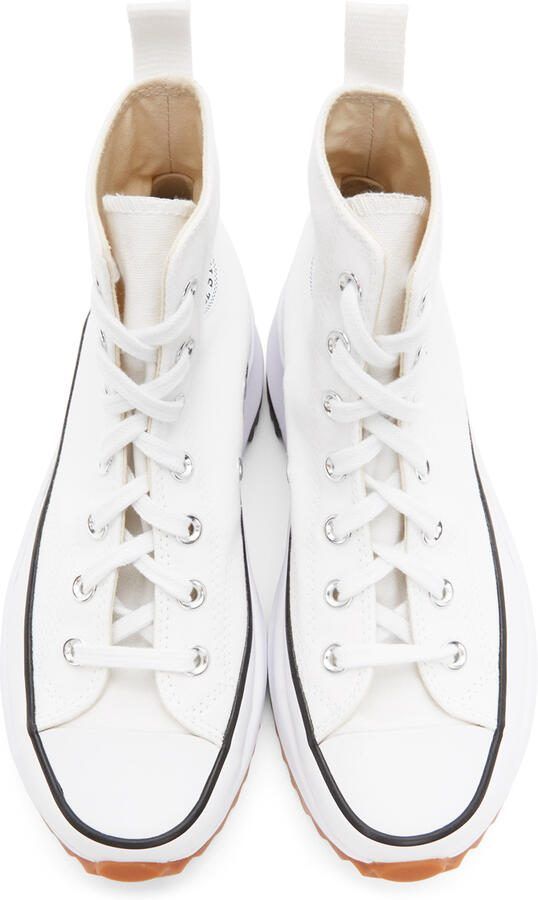 Converse White Run Star Hike Hi Sneakers - Picture 7