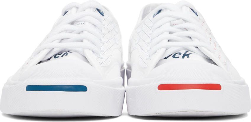 Converse White Tyvek Jack Purcell Rally Low Sneakers - Picture 3