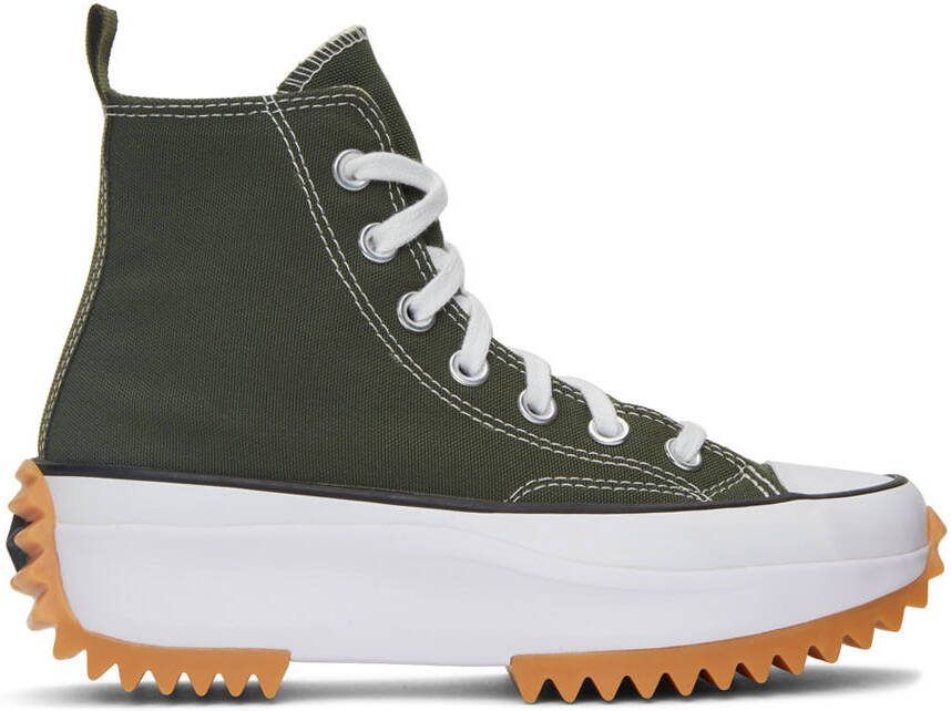Converse Green Run Star Hike Hi Sneakers - Picture 5