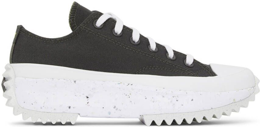 Converse Grey Run Star Hike Crater Ox Low Sneakers - Picture 5