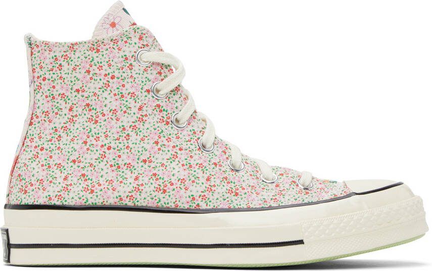 Converse Pink Chuck 70 Fruits  Florals Sneakers - Picture 5
