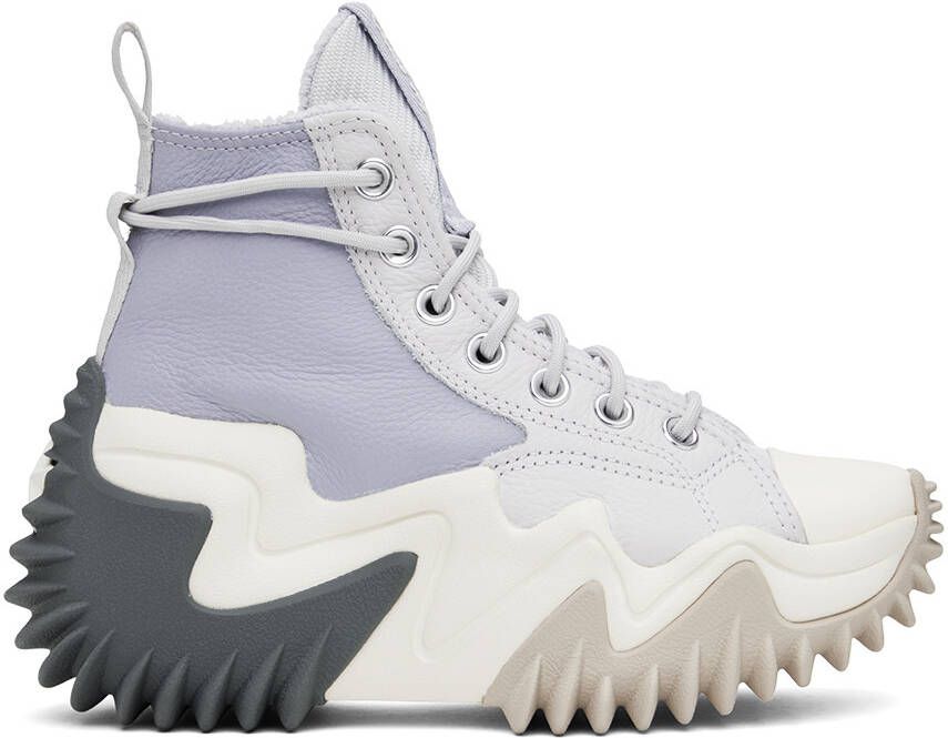 Converse Purple  Gray Counter Climate Run Star Motion Sneakers - Picture 5