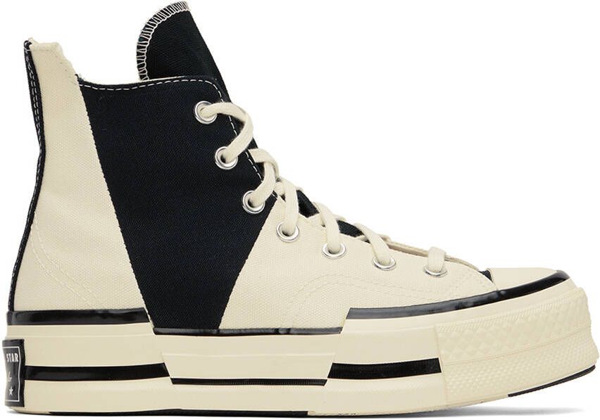 Converse Black  White Chuck 70 Plus Sneakers - Picture 8
