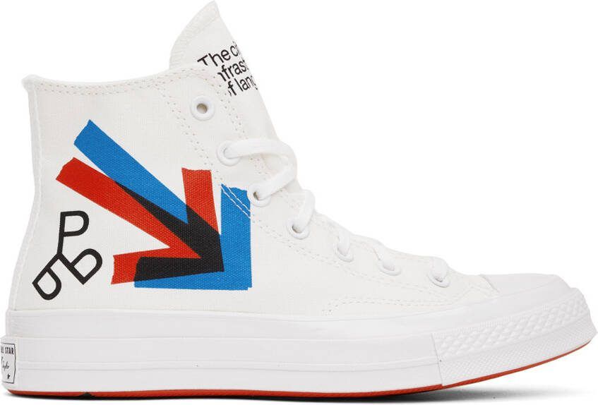 Converse White Patta  Experi tal Jetset Edition Chuck 70 Sneakers - Picture 3