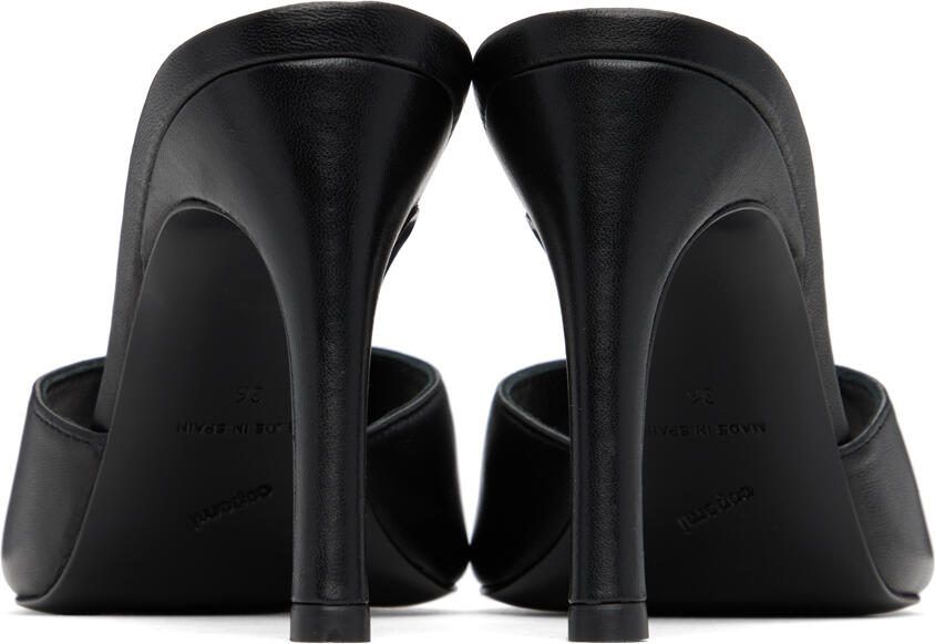 Coperni Black Logo Mules