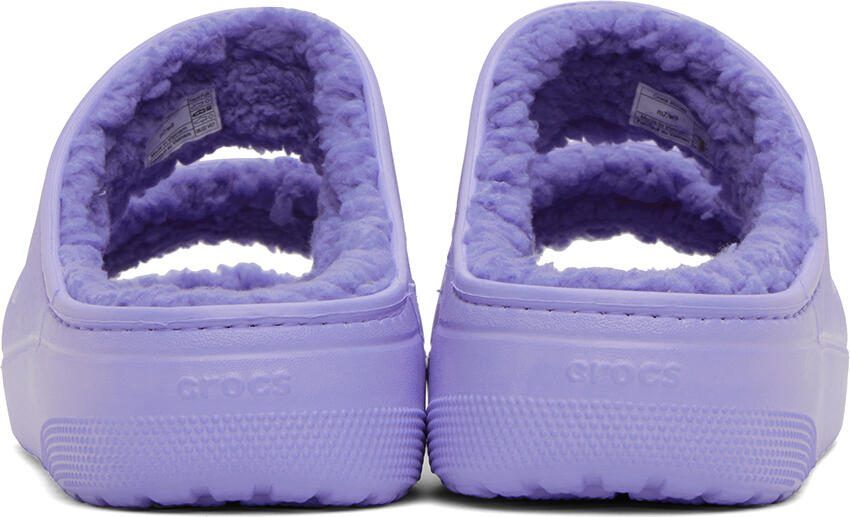 Crocs Blue Classic Cozzzy Sandals