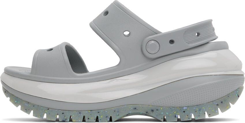Crocs Gray Mega Crush Sandals - Picture 4