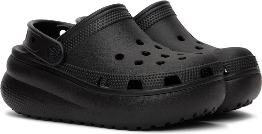 Crocs Kids Black Cutie Crush Clogs - Picture 3