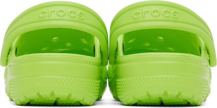 Crocs Kids Green Classic Clogs