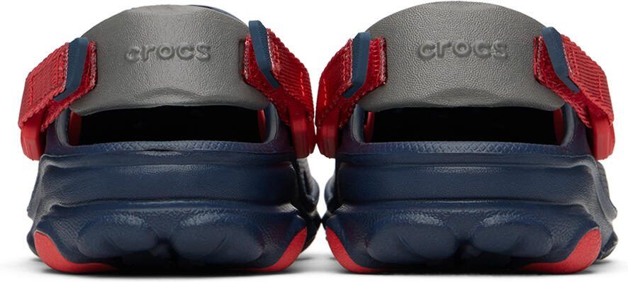 Crocs Kids Navy  Red All Terrain Clogs